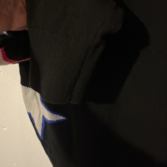 Banana Republic Italian Merino Wool Crewneck Star Sweater M - Picture 9 of 10